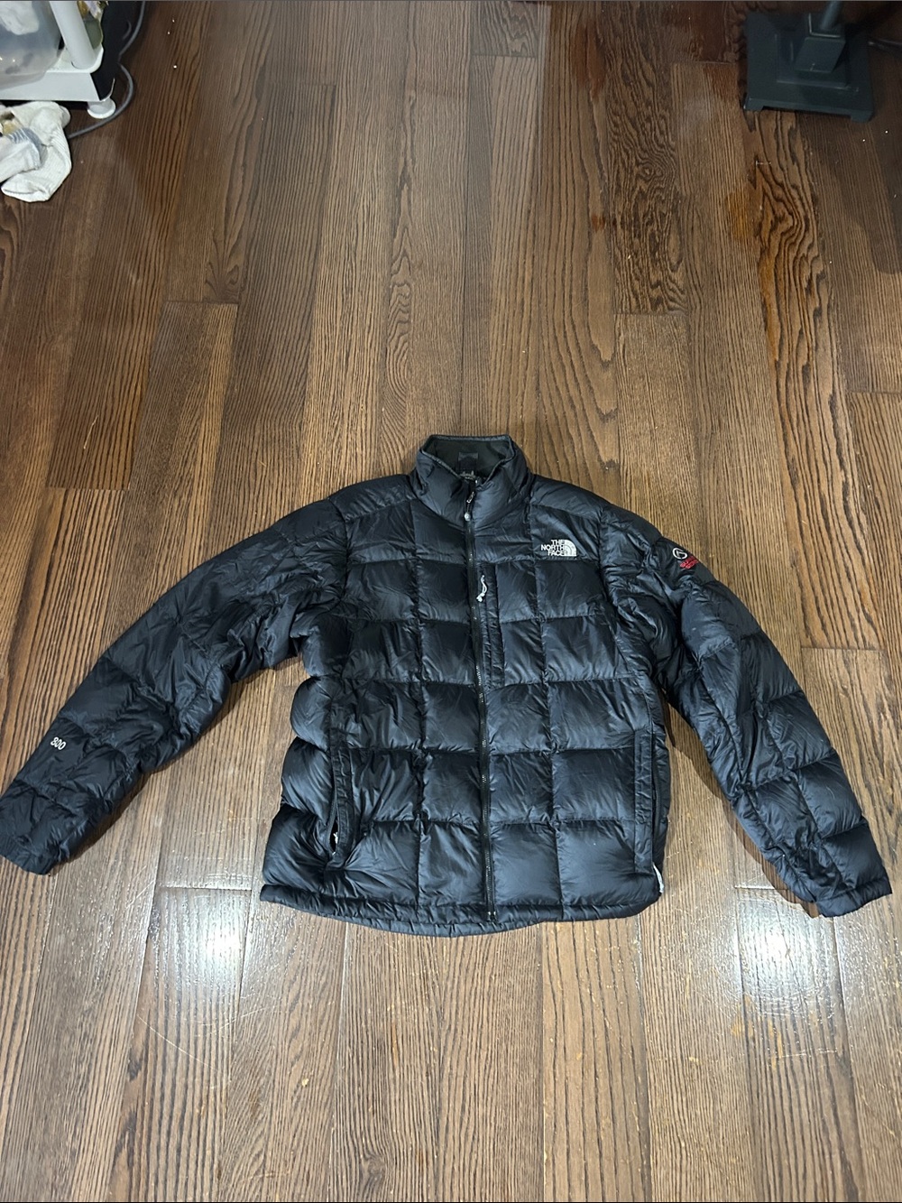 The North Face Black Men's Quilted Down Puffer Jacket summit series M - Picture 3 of 5